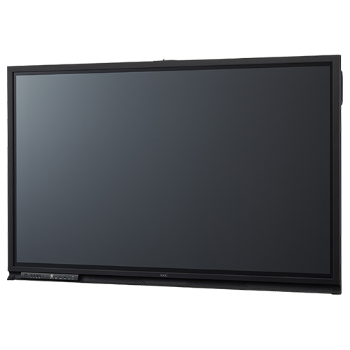 65型インタラクティブホワイトボード/3840×2160/USB Type-C、DisplayPort、ミニD-Sub15ピン、HDMI、RS-232C、ステレオミニジャック/ブラック/スピーカ/〔3年保証〕