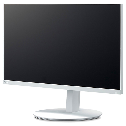 24型3辺狭額縁VAワイド液晶ディスプレイ（白色）/1920×1080/USB Type-C、DisplayPort、HDMI、ステレオミニジャック/ホワイト/スピーカ/〔5年保証〕