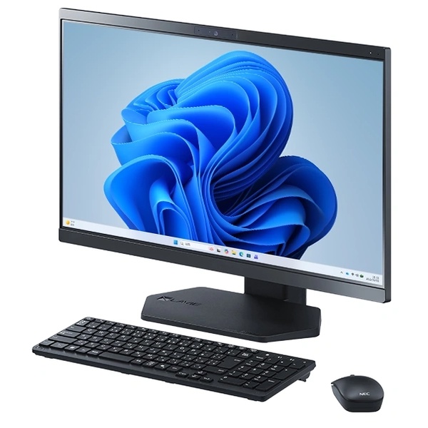 LAVIE A23 A2355/LAB-B ファインブラック/Ci5-1335U/16GB/SSD512GB/DVDスーパーマルチドライブ/Win11H/Microsoft365P(24か月版)/OfficeH&B2024オプション付/23.8型IPS/FHD