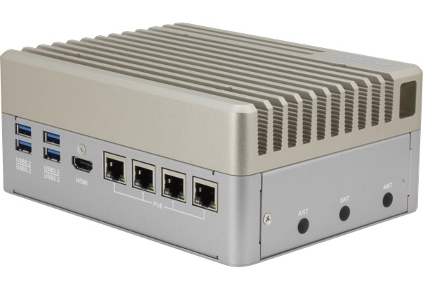 NVIDIA Jetson Orin Nano 8GB搭載 PoE x 4ポート 産業用小型ファンレスAIエッジPC Jetpack5.1.1プリインストール済 ACアダプタ付属
