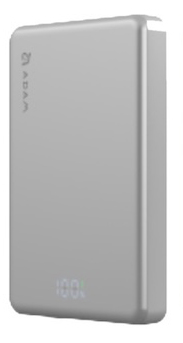 VIONTA L10 Silver 超薄型マグネットワイヤレス充電モバイルバッテリー 10000mAh