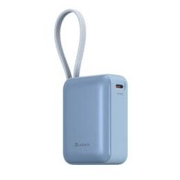 VIONTA Q Blue ケーブル内蔵型ウルトラコンパクトモバイルバッテリー 10000mAh