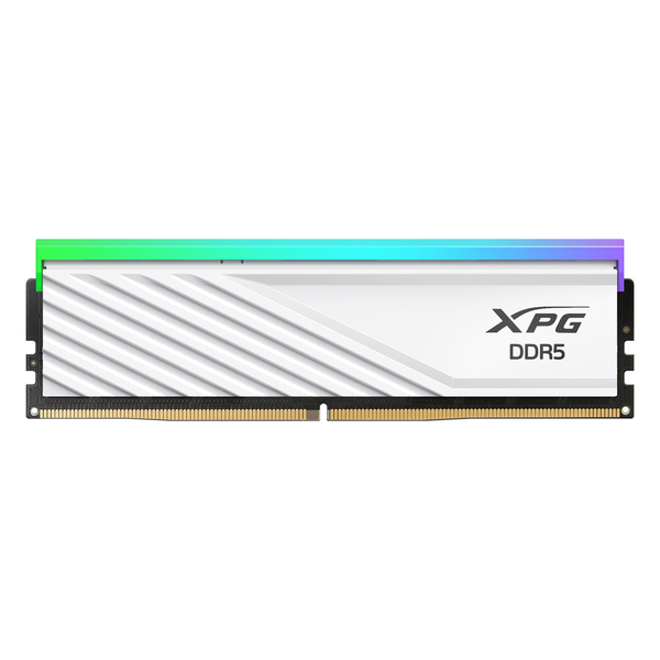 XPG LANCER BLADE RGB White DDR5-6000MHz U-DIMM 16GB×1 30-40-40 SINGLE TRAY