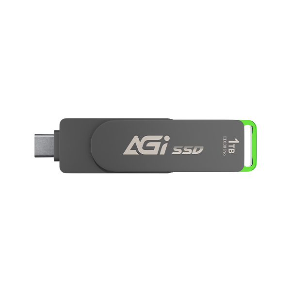 ED138 Pro Portable ex-SSD 1TB Type-C/A 500/550MB/s for TV Recording