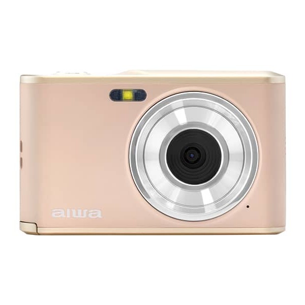 コンパクトデジタルカメラ aiwa cam DCB ライトブロンズ(1300万画素CMOSセンサー/2.8インチIPSディスプレイ/電子手ブレ補正/AF/4倍デジタルズーム/自撮り撮影/軽量)