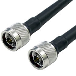 低損失同軸ケーブル 50Ω N型プラグ/N型プラグ CA-400 φ10.29mm 20m