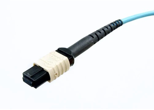 二重シース光ケーブル 12芯 両端MPO OM3 マルチモード 50/125μm Type-B配線 100m