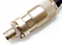10GigE Vision対応LANケーブル 固定用STP M12(Xコード) RJ45 25m