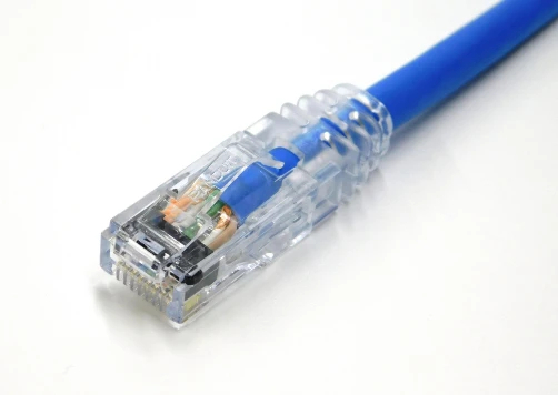 カテゴリ6 CMPケーブル 単線 ストレート 青 60m