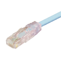 カテゴリ6 UTPケーブル 単線 ストレート 薄青 90m