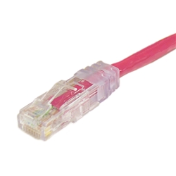 カテゴリ6 UTPケーブル 単線 ストレート 赤 45m