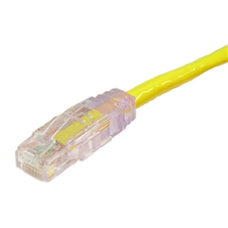 カテゴリ6 UTPケーブル 単線 ストレート 黄 55m