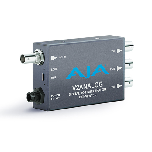 AJAミニコンバーター HD/SD-SDI → コンポーネント/コンポジットアナログコンバーター