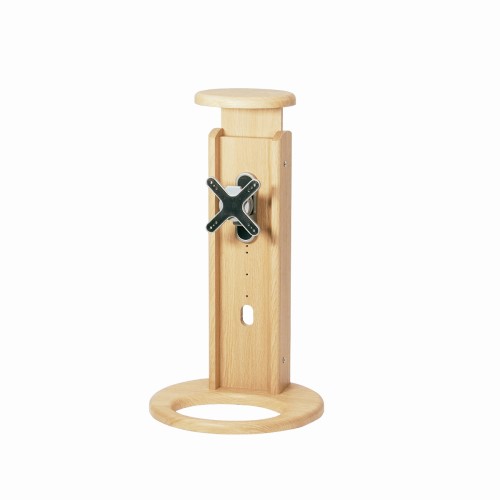 木製卓上デジタルサイネージスタンド 天使 TEN11 ディスプレイ取付金具付 ディスプレイ推奨サイズ 13型～32型