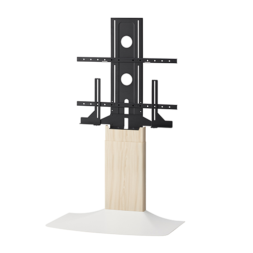 壁寄せTVスタンド 48～77V用 ナチュラル/ホワイト