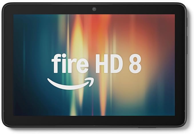 Amazon Fire HD 8 タブレット (6xA55/4GB/64GB/Fire OS/8型/SIMスロット：なし/BK)