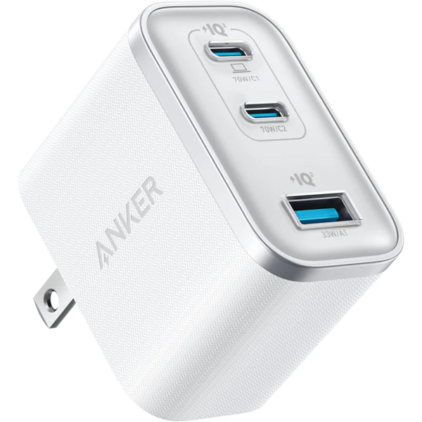 Anker Nano Charger (70W 3 Ports) ホワイト