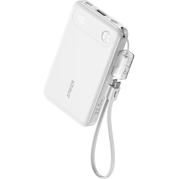 Anker Power Bank (10000mAh 22.5W) 【アップグレード版】 ホワイト