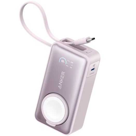 Anker MagGo Power Bank (10000mAh 35W For Apple Watch) (ピンク)