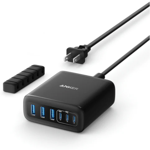 Anker Charger (112W 6 Ports GaN) ブラック
