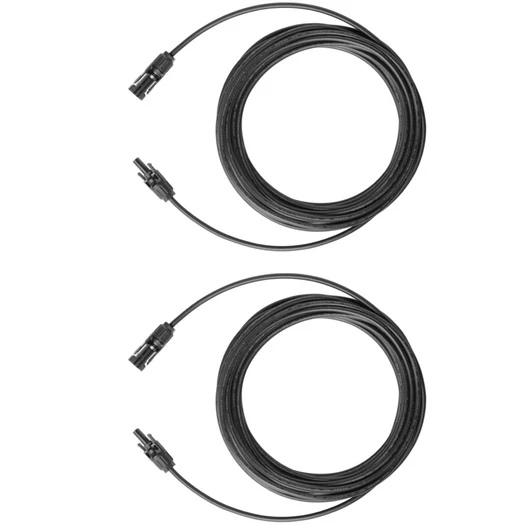 Anker Solix Solar Panel MC4 Charging Cable (10m) ブラック