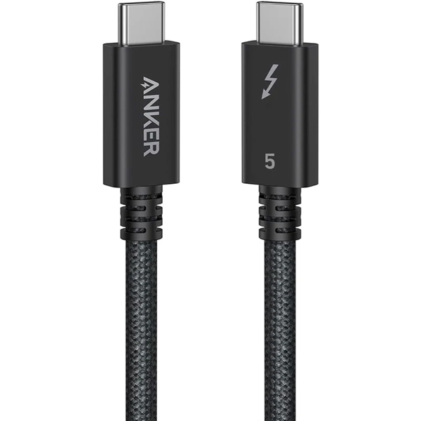 Anker Prime USB-C & USB-C ケーブル Thunderbolt 5 (240W 80Gbps) 1.0m ブラック
