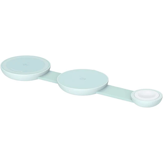 Anker MagGo Wireless Charging Station (3-in-1 Foldable Pad) ミントブルー