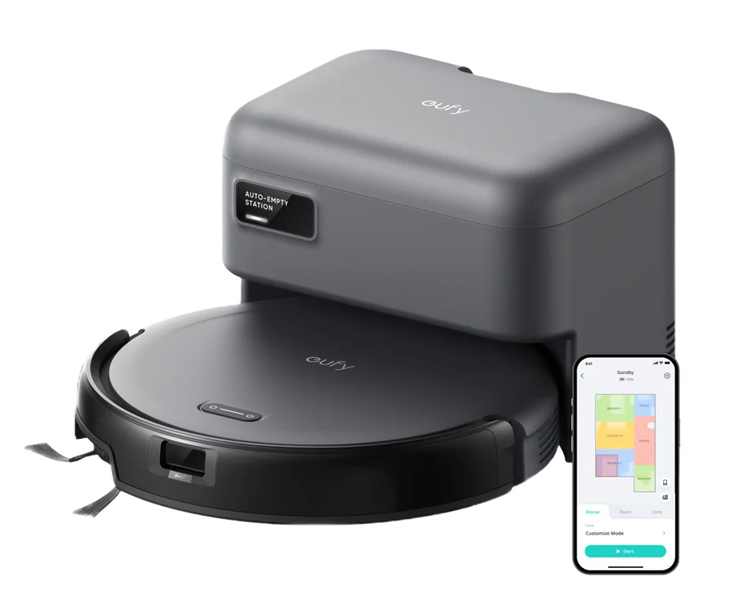 Eufy Robot Vacuum Auto-Empty C10 with Accessory Kit ブラック
