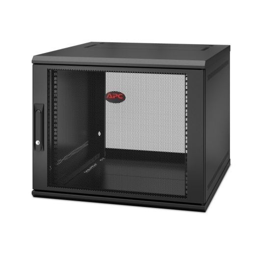 NetShelter WX 9U Single Hinged Wall-mount Enclosure 600mm Deep