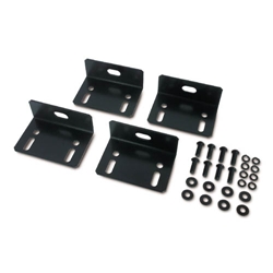 Bolt Down Bracket Kit (4 Brackets) Black