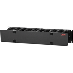 Horizontal Cable Manager、2U x 4　 Deep、Single-Sided with Cover