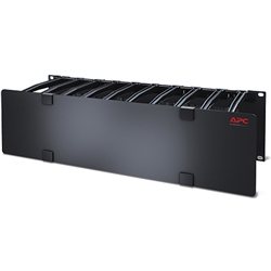Horizontal Cable Manager、3U x 6　 Deep、Single-Sided with Cover