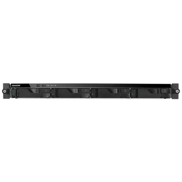 LOCKERSTOR 4RS NAS 4ベイ 1Uラックマウント Intel Atom C3538 2.1GHzクアッドコアプロセッサ搭載 8GB DDR4-2133 2 x GbE + 2 x 2.5GbE搭載 3年保証