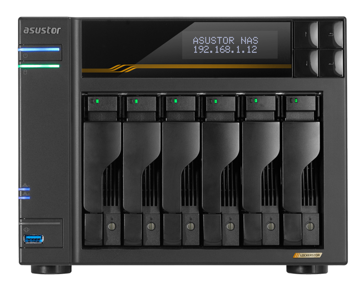 LOCKERSTOR 6 Gen3 6ベイ AMD Ryzen V3C14 クアッドコア搭載NAS