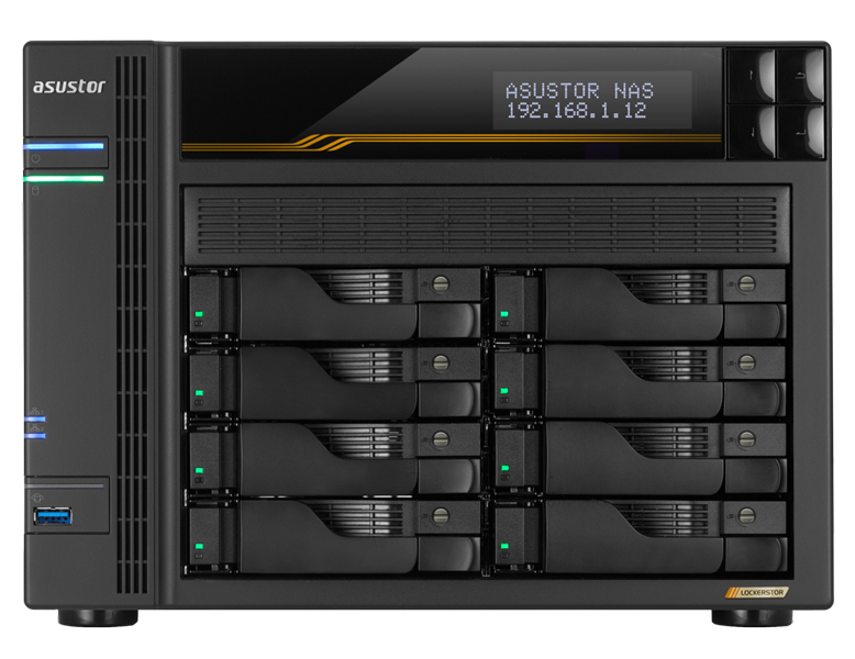 LOCKERSTOR 8 Gen3 8ベイ AMD Ryzen V3C14 クアッドコア搭載NAS