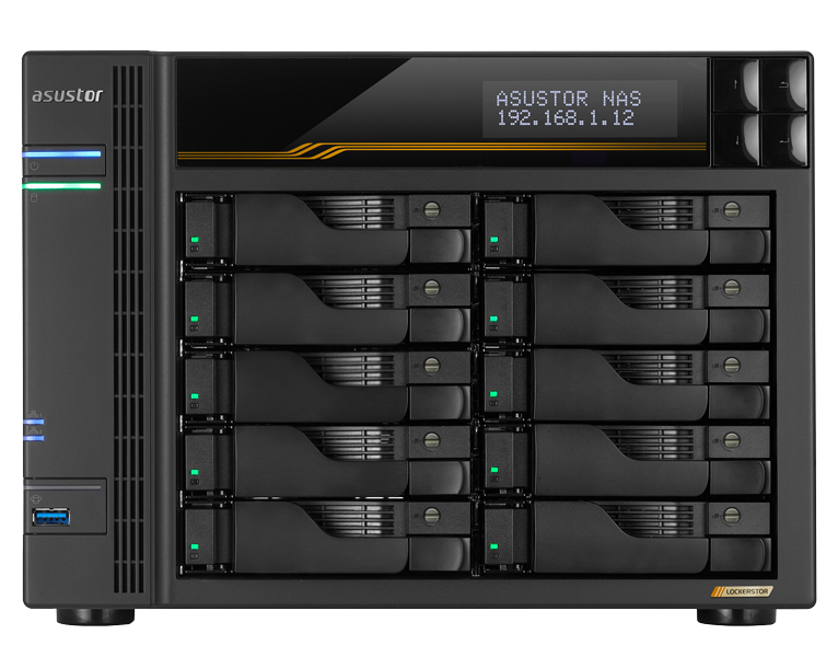 LOCKERSTOR 10 Gen3 10ベイ AMD Ryzen V3C14 クアッドコア搭載NAS