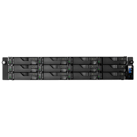 LOCKERSTOR 12R Pro rack mount 12bay Intel Xeon E-2224 8GB DDR4 ECC UDIMM GbE x4 M.2 Drive Slots x2 PCIe Gen3 USB3.2 Gen2 Type-A x4 USB3.2 Gen2 Type-C x2 5年保証