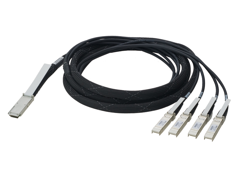 AT-QSFP-4SFP10G-3CU-N5 アカデミック QSFP-4SFP ブレークアウトダイレクトアタッチケーブル