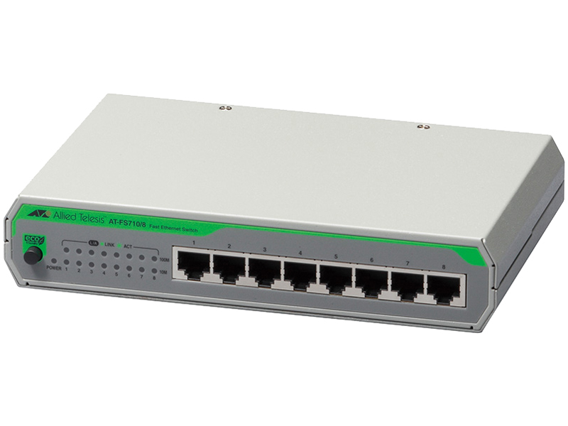 AT-FS710/8-N5 アカデミック レイヤー2スイッチ