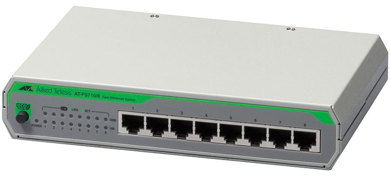 AT-FS710/8-Z7 レイヤー2スイッチ