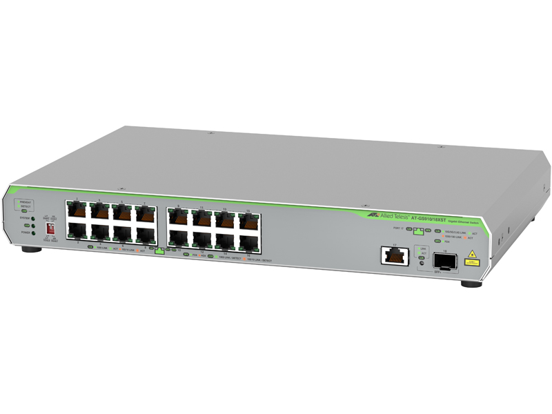 AT-GS910/18XST-Z7 レイヤー2スイッチ