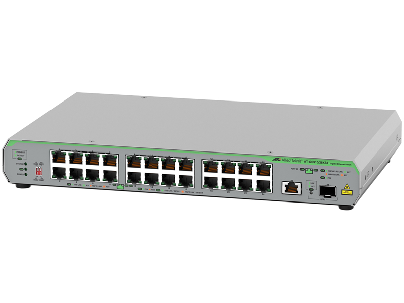 AT-GS910/26XST-N5 アカデミック レイヤー2スイッチ