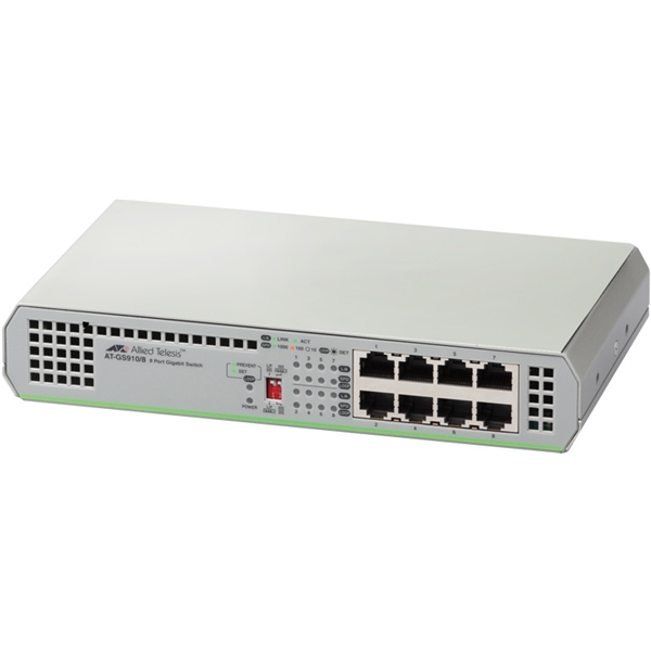 AT-GS910/8 レイヤー2スイッチ