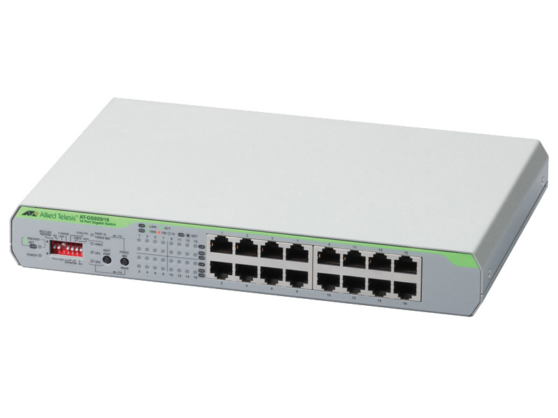 AT-GS920/16-N5 アカデミック レイヤー2スイッチ
