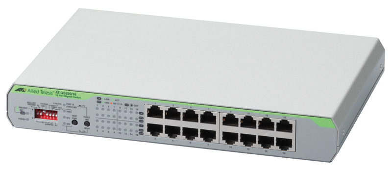 AT-GS920/16-Z5 レイヤー2スイッチ