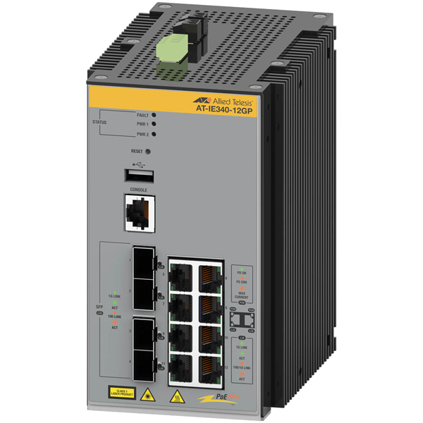 AT-IE340-12GP-Z7 PoEスイッチ