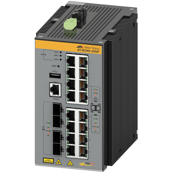 AT-IE340-20GP-Z5 PoEスイッチ