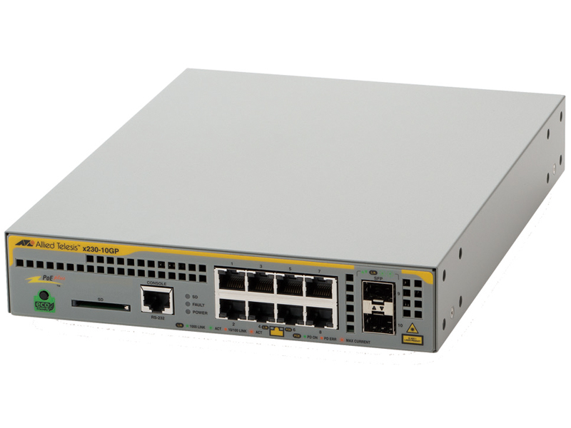 AT-x230-10GP-N5 アカデミック PoEスイッチ