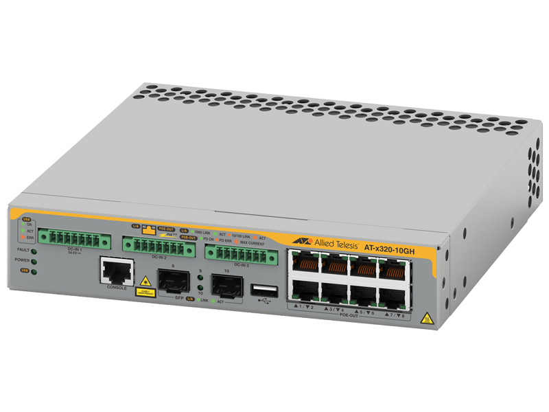 AT-x320-10GH-N5 アカデミック PoEスイッチ