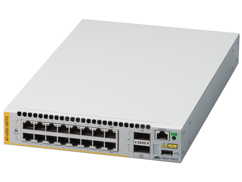AT-x550-18XTQ-N7 アカデミック レイヤー3スイッチ